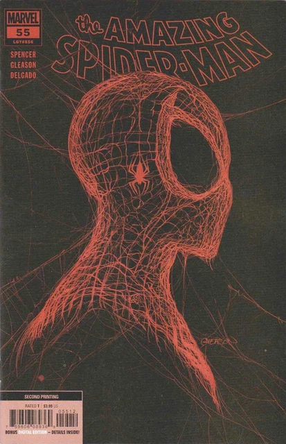 The Amazing Spider-Man #55 Patrick Gleason Web-Head Red Variant Marvel Comics