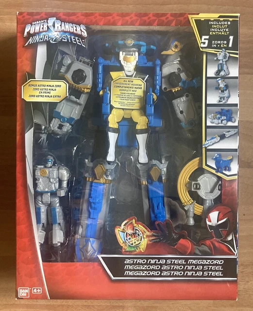 BANDAI 2016 POWER Rangers NINJA STEEL MEGAZORD Complet Loose EUR 24,99