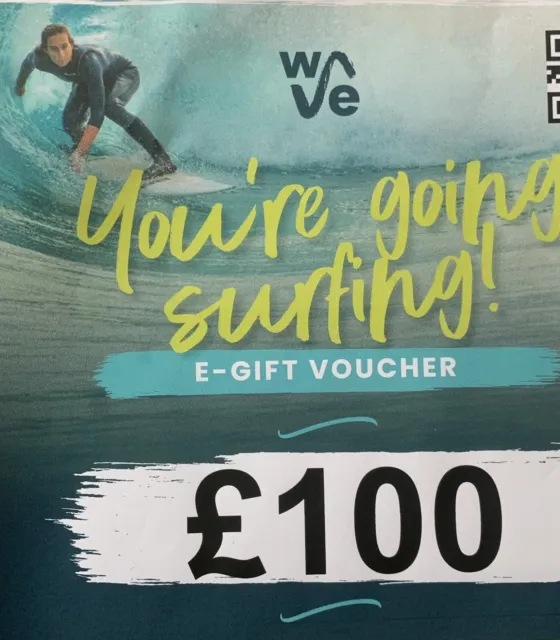 WAVE E-Gift voucher - Surfing - Bristol