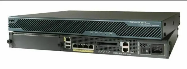 Cisco Asa 5510 Series Adaptive Security Appliance V04 With Holder Rack