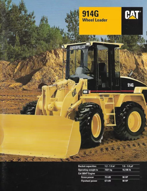 Equipment Brochure - Caterpillar - 914G - Wheel Loader - 1996 (E8148)