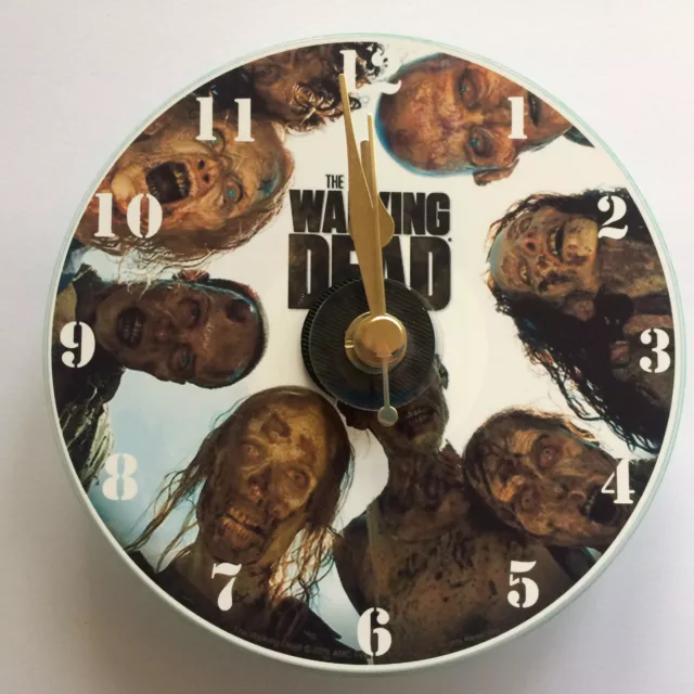 Novelty CD Gift Clock - The Walking Dead INCLUDES box, stand & battery!