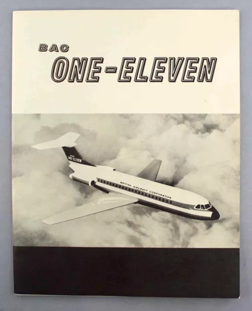 Bac 1-11 Official Manufacturers Sales Brochure Technical 1963 One-Eleven Cutaway