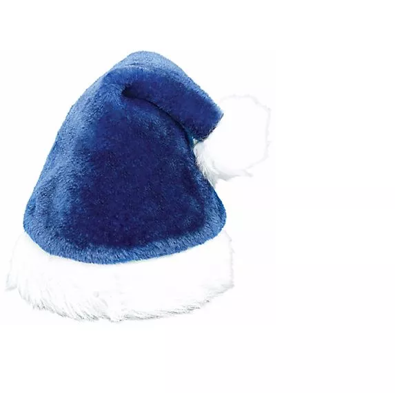 Unisex Father Christmas XMAS Santa Family Hats For Adult/Kid Royal blue lot