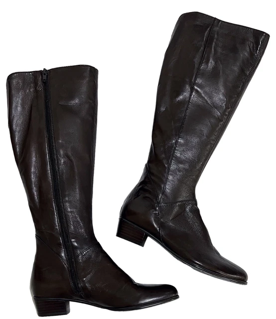 Everybody by B.Z. Moda Fargo Leather Western Boots Brown Knee High 6.5 Everybody by B.Z. Moda Fargo Leather Western Boots Brown Knee High 6.5