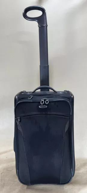 Used Tumi T3 Transporter Black 20" Wheeled Exp Upright Carry On Suitcase 6520D