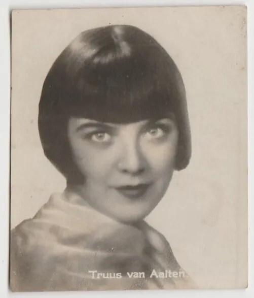 Truus van Aalten 1920s Eufemiano Fuentes Film Star Tobacco Card #2 E5