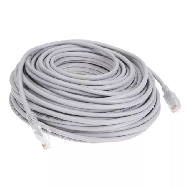 Câble Réseau Ethernet RJ45 CAT 5E Internet 1,5M 5M 10M 15M 20M 30M 100M au Choix