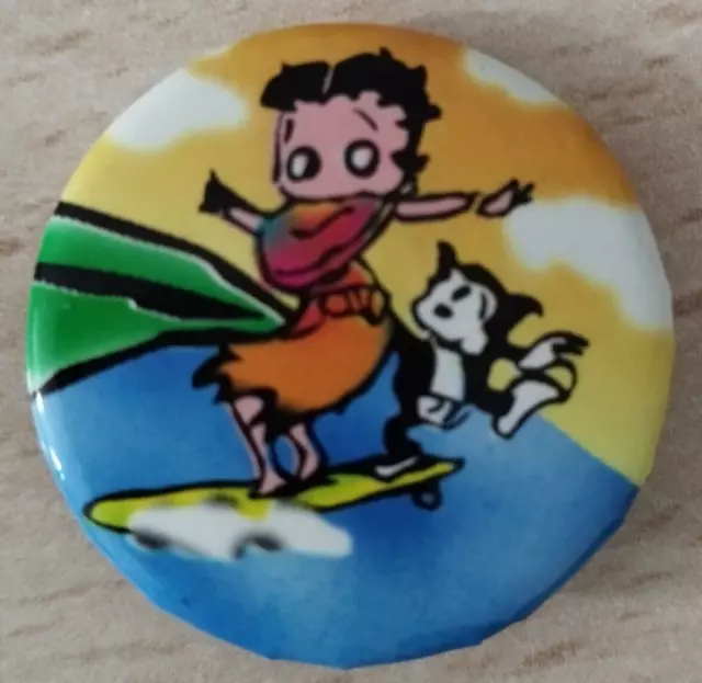 Bottone Betty Boop 3 cm di diametro