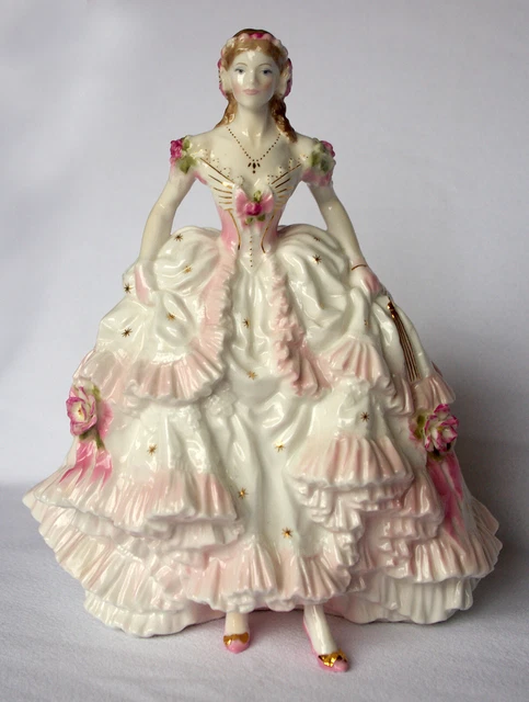 ROYAL WORCESTER FIGURINE 'Royal Debut', 22cm tall, limited edition, VG ...