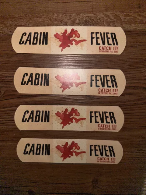 Rare Cabin Fever Stickers Horror Promo Merchandise Eli Roth 2003 Lions Gate Lot