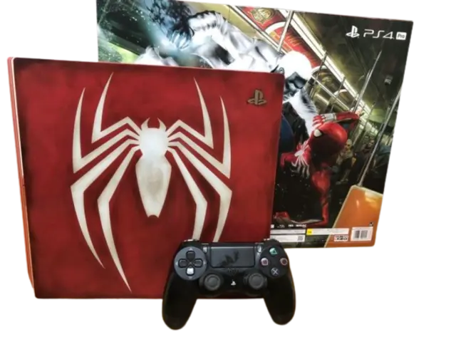 SONY Playstation 4 Pro Marvel's Spider-Man Limited Edition 1TB Amazing Red  - US