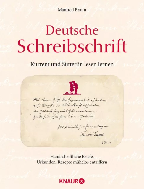 Deutsche Schreibschrift - Kurrent und Sütterlin lesen lernen | Manfred Braun