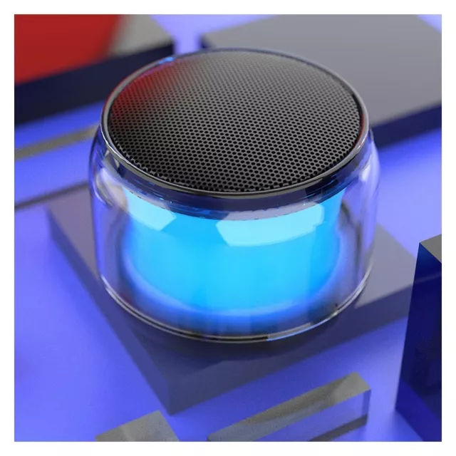 Mini altavoz bluetooth LED RGB portátil, inálambrico, recargable karaokespeaker