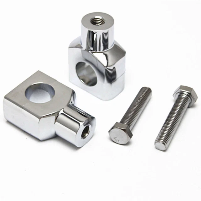 Rehausseur De Guidon Moto Universel 22mm - Alliage Aluminium Noir - Pour Plus De Confort Et Position Réglable