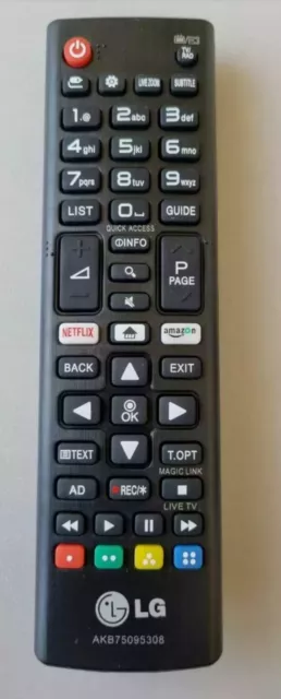 Telecomando Originale Lg Ir Remote Control Akb75675311 Akb75095308 Smart Tv Led