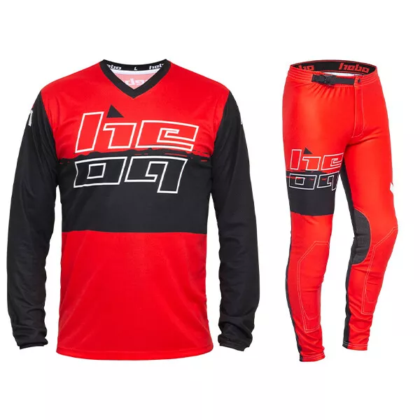 Maglia Pantalone Completo Trial Cross Enduro Fuoristrada Off Road Hebo Pro Xl