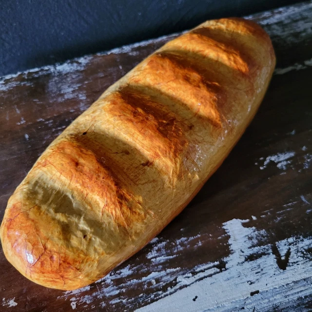 Faux French Bread Loaf Replica Faux Food Display TV / Movie Prop Realistic