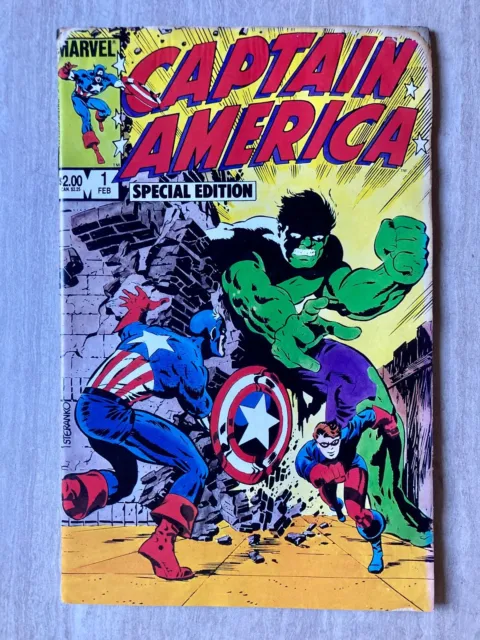 Captain America Special Edition #1 (Marvel Comics 1984) Captain America 110 Repr