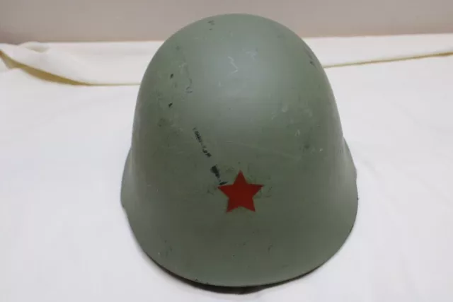 Yugoslavian War Serbian M59 Steel Helmet Communist Red Star Military Army JNA W1