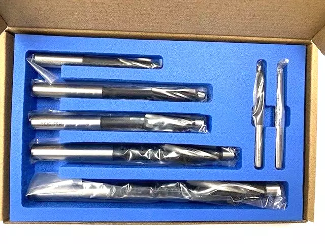 7Pc Sae Capscrew Counterbore Set Straight Shank #6-1/2" Hss