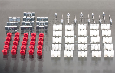 Lot de 10 clips pour fenêtre arrière W123 A0019882378 