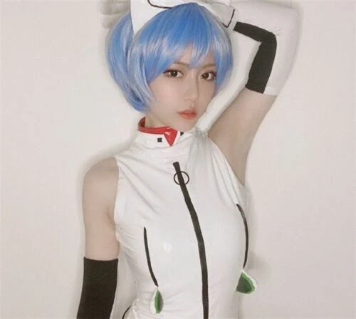 Rei Ayanami Peluca Corta Azul Luz Recta Nueva Cosplay Peluca Fiesta Pelucas sociales