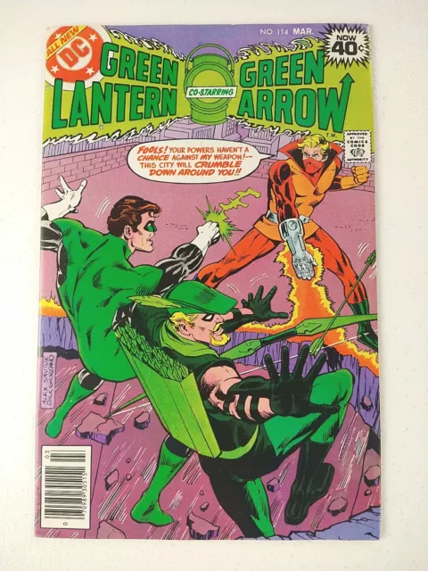 Green Lantern Green Arrow #114 Newsstand (1979 DC Comics) Bronze Age