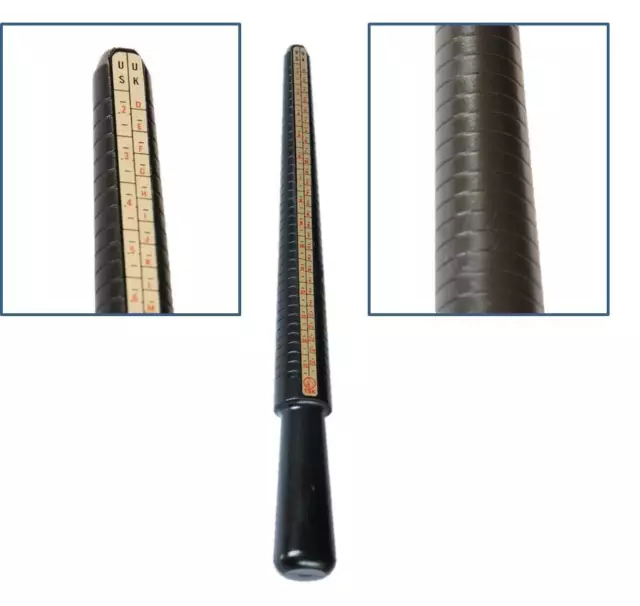 Mandrel Ring Sizer Stick Measure Standard Tool Australian /UK and US Size Finger