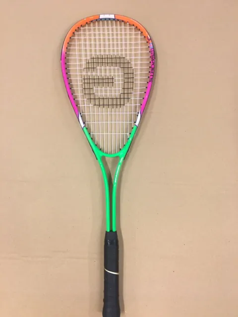 Glow Sports Squash Racket, Colourful and ready to go on court