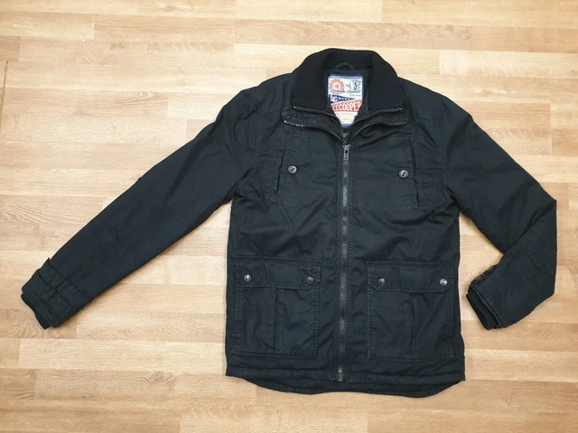 Lee cooper two on sale zip padded jacket mens