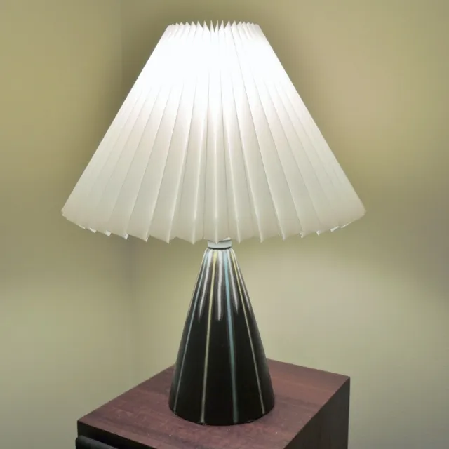 23cm New Danish Modern White Pleated Fabric Lamp Shade Lampshade Mid Century