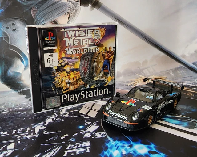 Sony Playstation 1 ps1 game PAL TWISTED METAL WORLD TOUR BLACK LABEL COMPLETE