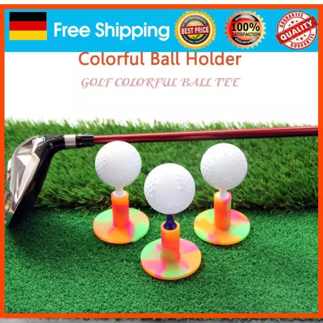 1pc Golf Tee Outdoor Sports Accessories Rubber Durable Colorful for Practice Mat
