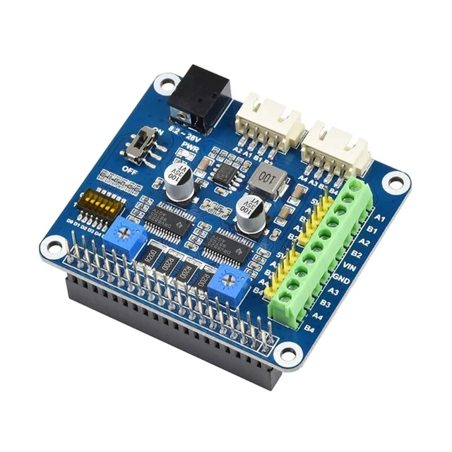 Extension Shielded Stepper Motor Servo Driver Board for RaspberryPi Motherboards