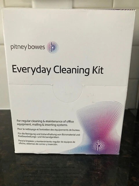 Pitney Bowes Everyday Cleaning Kit w/ Dust Remover, Swabs, Cleaner and Wipes