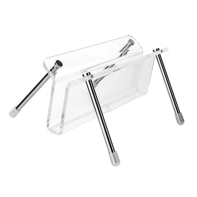 Record Stands Holder Non Slip Multipurpose Desktop Magazines Stand Organizer for