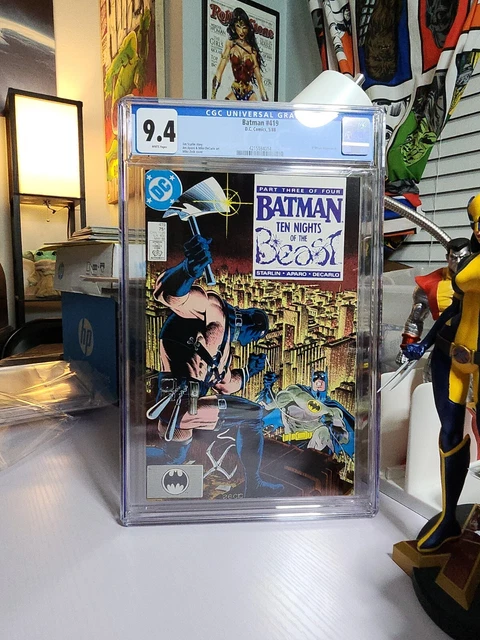 Dc Comics Batman 419 Cgc 9.4 Kgbeast Appearence White Pages