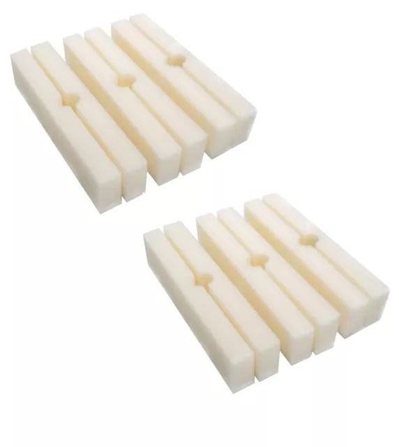 12 Replacement White Foam Filter Pads Fits Fluval FX4 / FX5 / FX6 (Pack of 12)