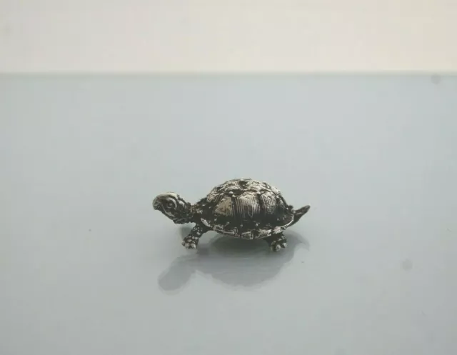 Turtle miniature,Sterling silver 925.vintage.