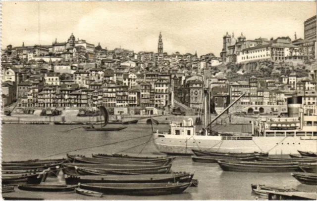 CPA AK view of porto from vila nova by Gaia PORTUGAL (1261216)