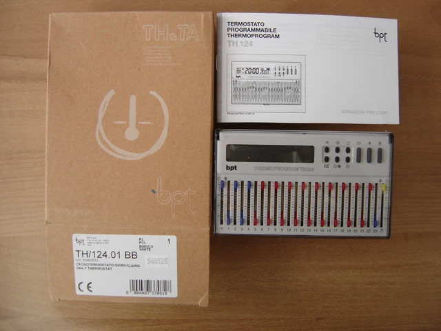 Termostato Bpt Th 124 BPT TH/345 BB - Cronotermostato TH/345 BB Da Incasso Bianco Termostato Alexa - Foto 9