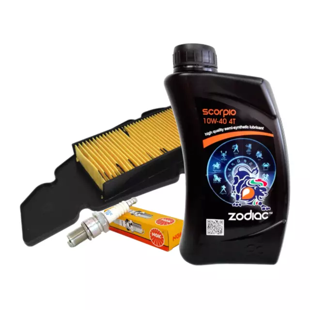 Kit tagliando Scorpio 10W40 filtro aria candela Malaguti Blog Centro 125 160