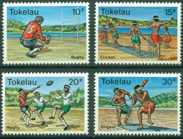 Tokelau Scott #69-72 MNH Rugby Football Cricket Sports $$