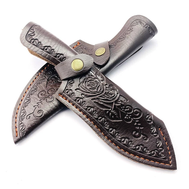 Folding Knife Universal PU Leather Sheath Swiss Folding Knife Leather Sheath