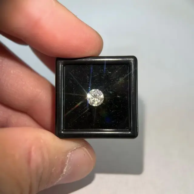 1.60 Ct Lab Created  Genuine Natural Diamond Round Cut D Grade CERTIFIED VVS1