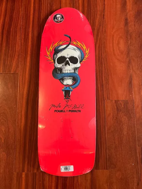 Powell Peralta Mike McGill Skull and Snake Skateboard - DCPAOGMMSSHI (Pink)