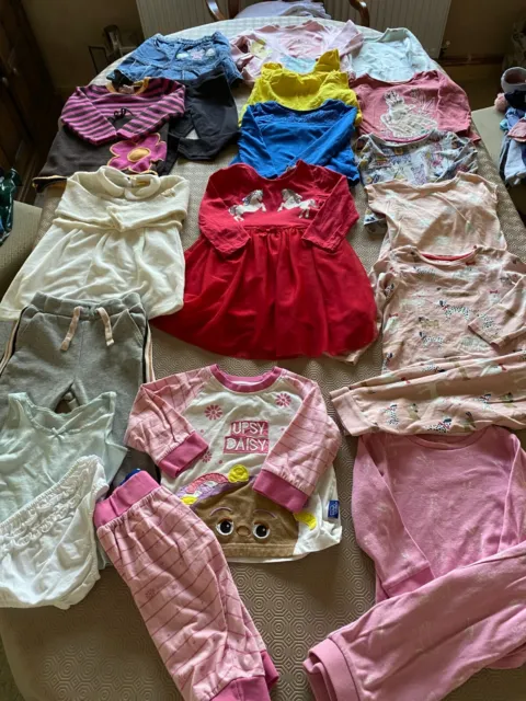 Large Bundle Baby Girls Clothing Age 18-24 Months
