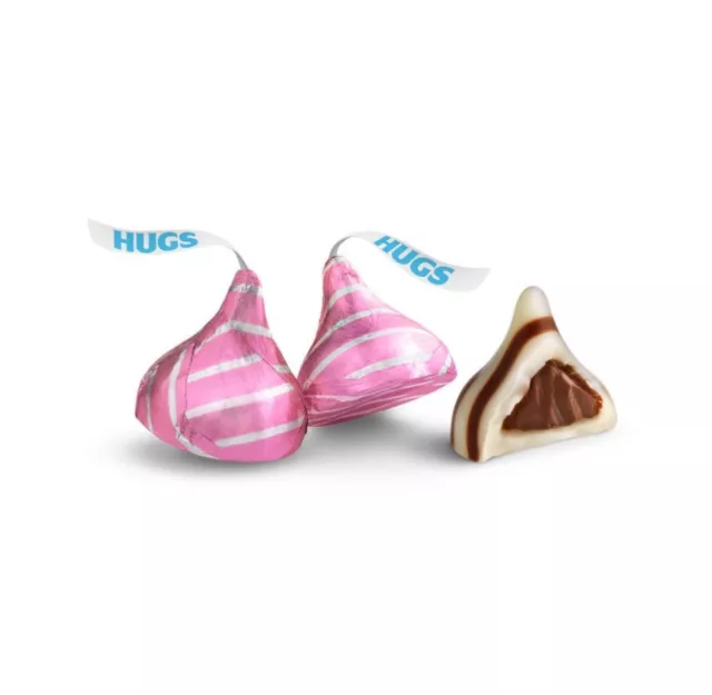 🍫 Brand New Limited Hersheys Kisses Milk Chocolate White Creme Valentine 2