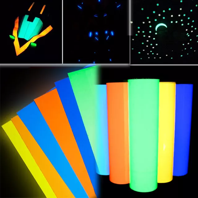 1PC Self-adhesive Luminous Sticker Glow In The Dark DIY Fluorescent Paper
